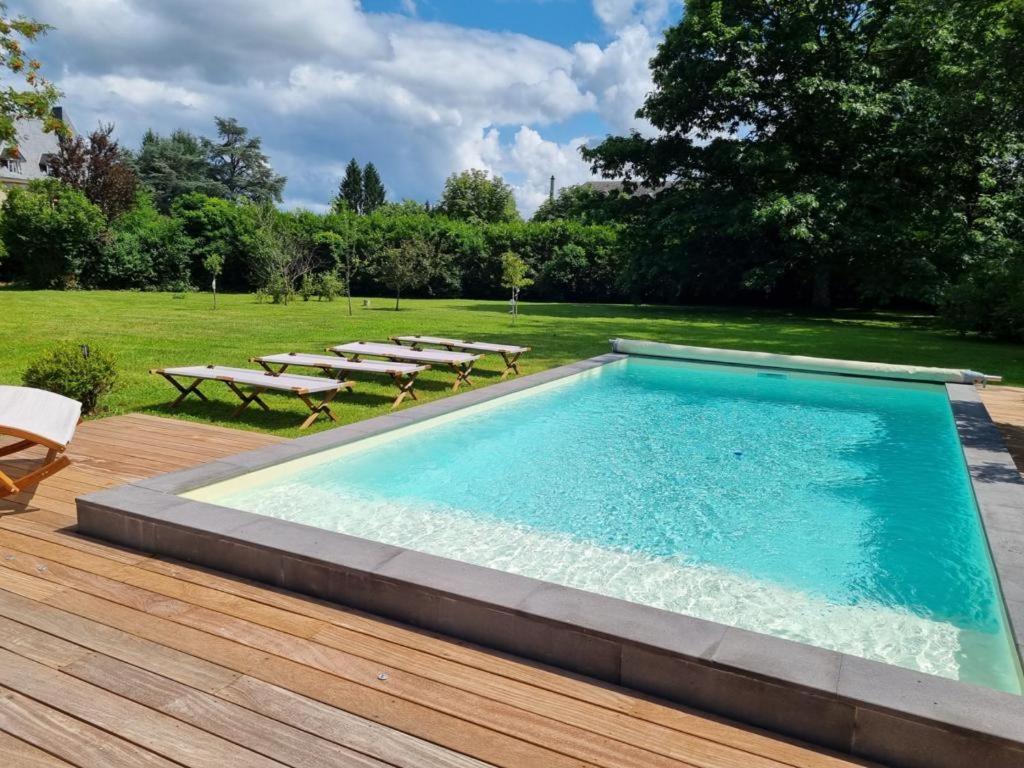 Villa Mura Gite Luxe Avec Piscine Et Spa Campagne Et Grand Air Nouvelle Aquitaine Correze Neuvic  Exterior photo